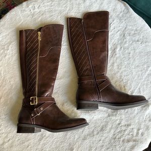 Brown Tall Riding Boots